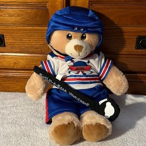 Build A Bear Workshop BABW Lil’ Cub Brownie Plush Teddy Hockey Outfit
